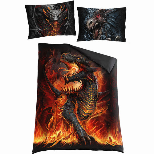 Draconis - Okładka pojedyncza kołdry + UK i EU Pillow Case