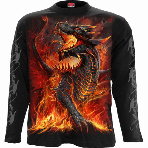 Draconis - Camiseta Longsleve Black