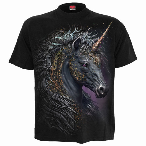 Unicornio celta - camiseta negra