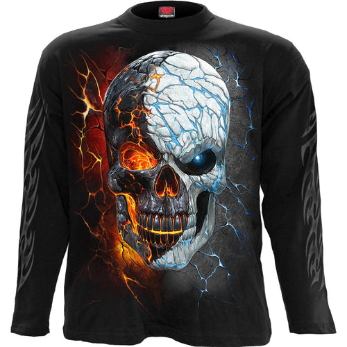 Soul divisé - T-shirt Longsleeve noir