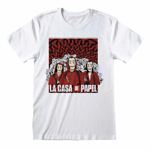 LA CASA DE PAPEL - MASK AND BLOCK - T-SHIRT