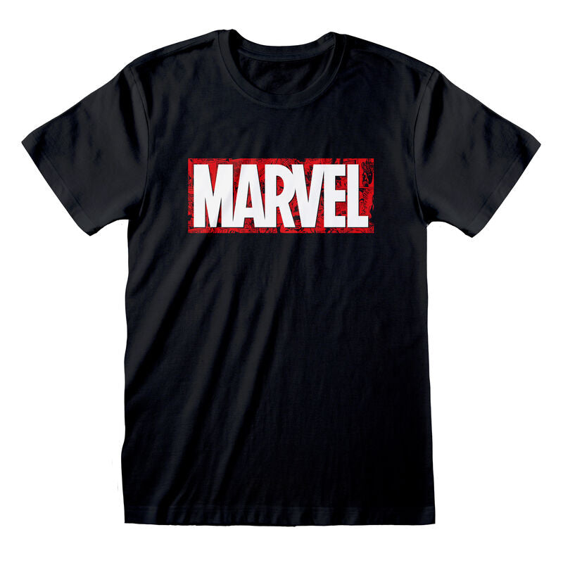 Marvel Comics - Logo Overlay - T-Shirt Black