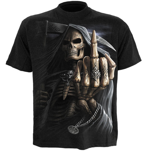 Doigt d'os - T-shirt noir