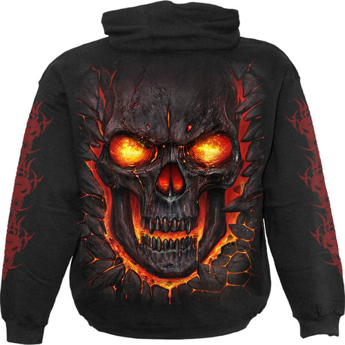 Skull Lava - Black à capuche