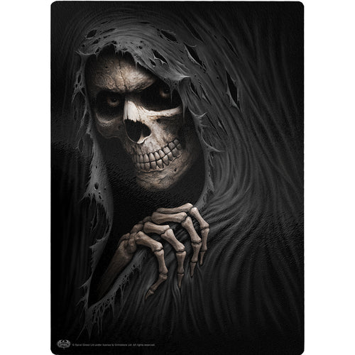 SPIRAL - GRIM RIPPER - GLASS CHOPPING BOARD (RECTANGULAR)