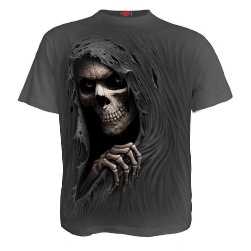 Grim Ripper - T -shirt węgiel drzewny