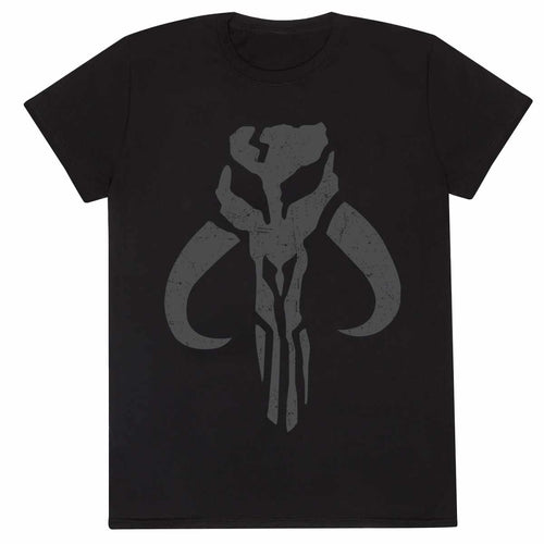 STAR WARS: THE MANDALORIAN - DISTRESSED CREST - T-SHIRT