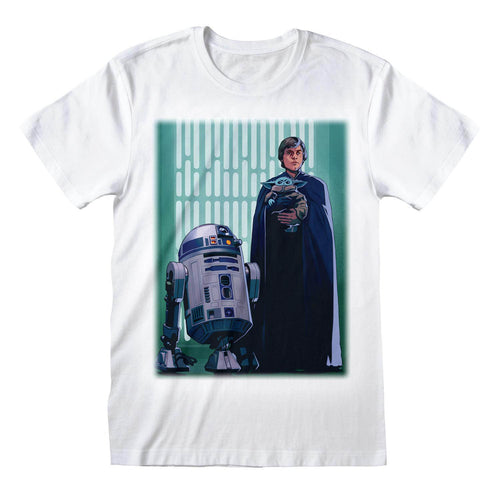 STAR WARS: THE MANDALORIAN - LUKE SKYWALKER AND GROGU - T-SHIRT