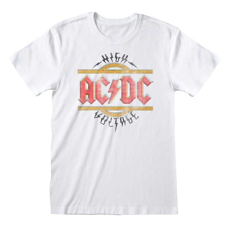 AC/DC - Vintage High Voltage - T-Shirt White