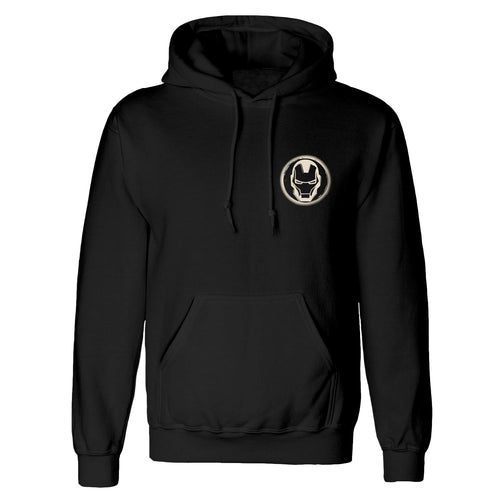 MARVEL COMICS - IRON MAN LINOCUT FRONT AND BACK PRINT - HOODIE