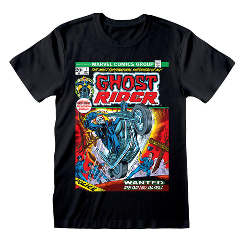 MARVEL COMICS GHOST RIDER - MOST WANTED - T-SHIRT