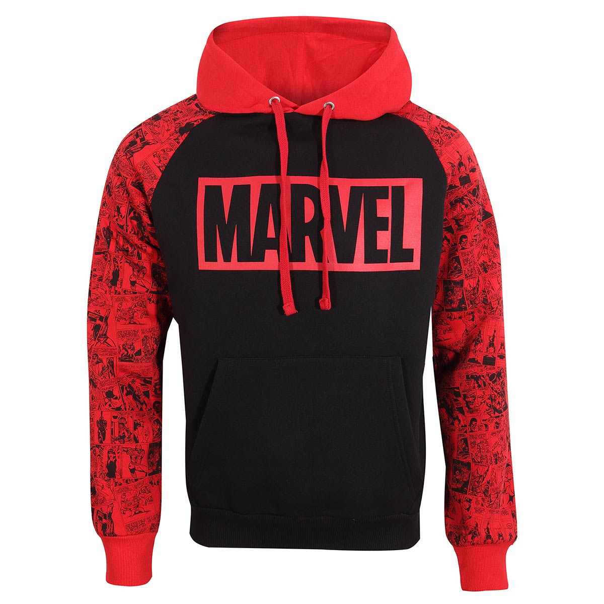 MARVEL COMICS - LOGO AND PATTERN - HOODIE