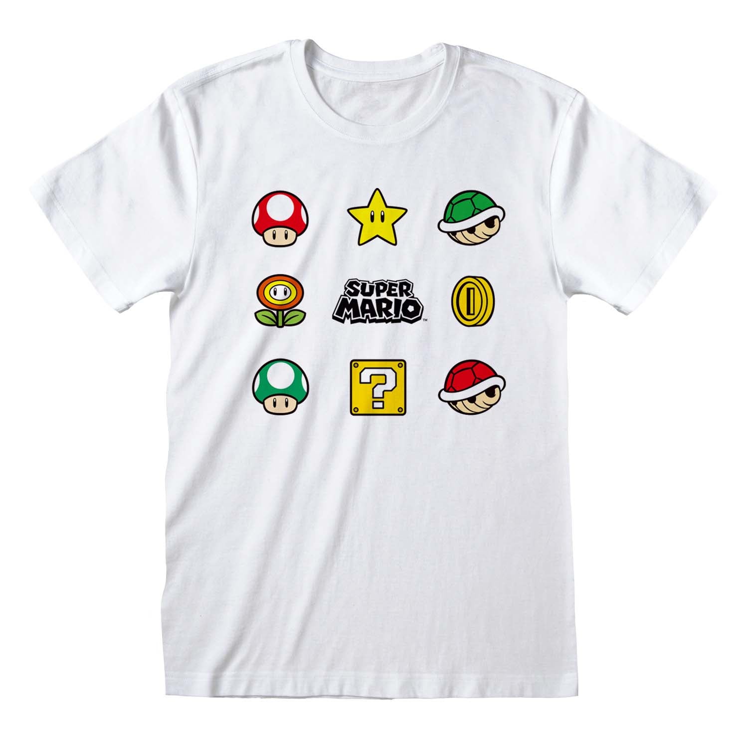 SUPER MARIO BROS - ITEMS - T-SHIRT