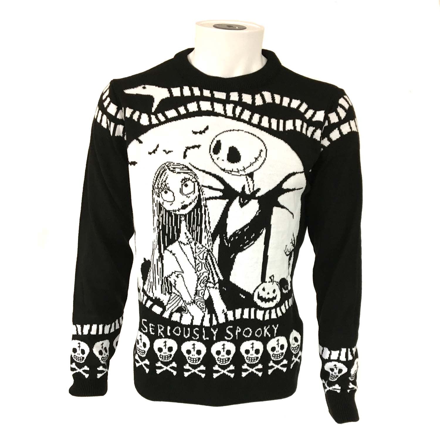 THE NIGHTMARE BEFORE CHRISTMAS - SERIOUSLY SPOOKY - KNITTED JUMPER