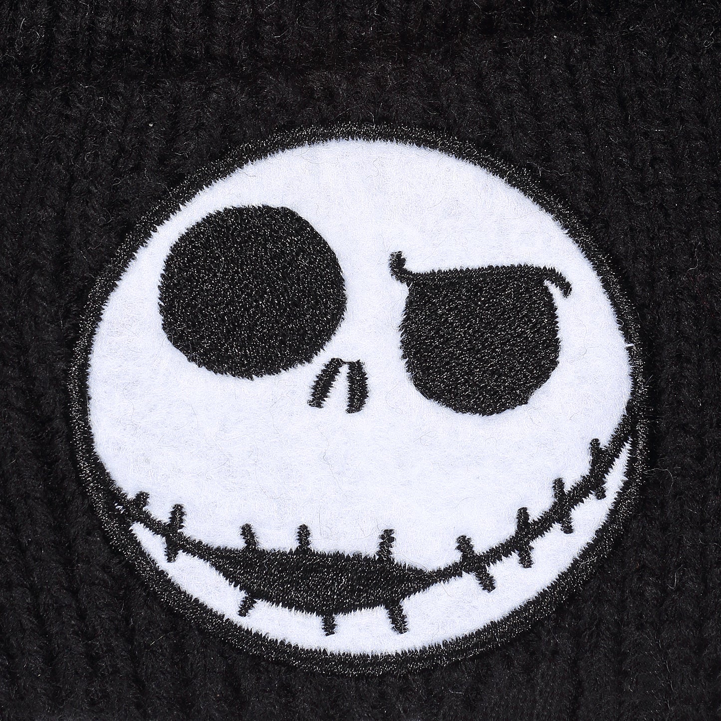 THE NIGHTMARE BEFORE CHRISTMAS - JACK FACE BADGE - BEANIE