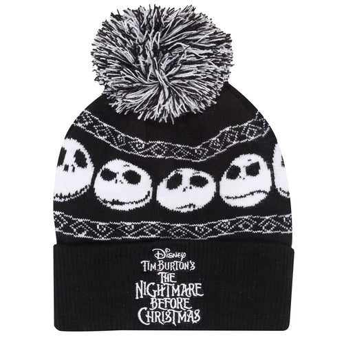 Nightmare antes de Navidad - Nieve básica - Beanie Pom