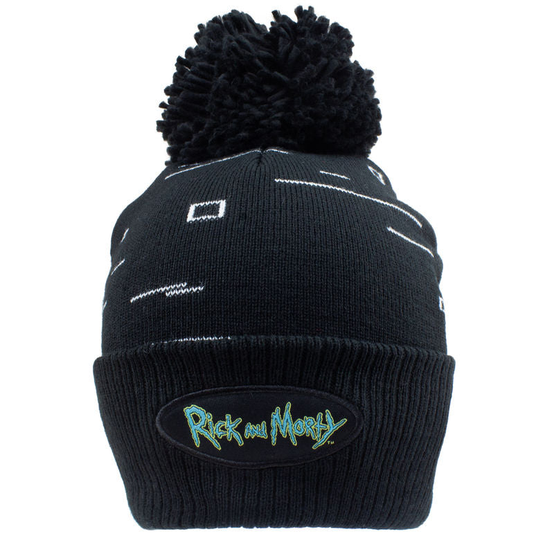 Rick And Morty - Pixel Print - Beanie Pom