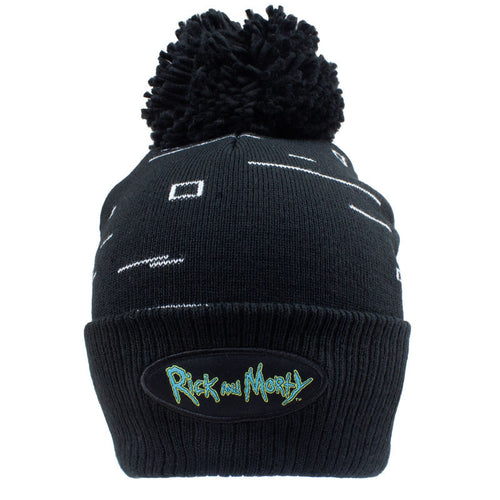 Rick und Morty - Pixeldruck - Beanie Pom