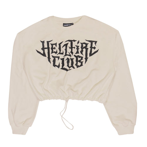 STRANGER THINGS - HELLFIRE CLUB - WOMENS BUBBLE SWEATSHIRT