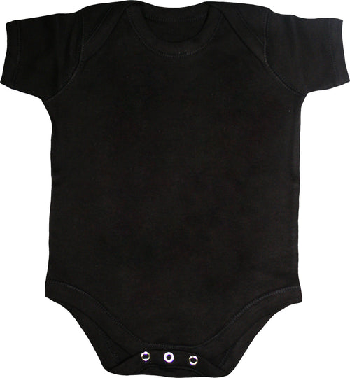 Moda miejska - Baby Sleepsuit Black