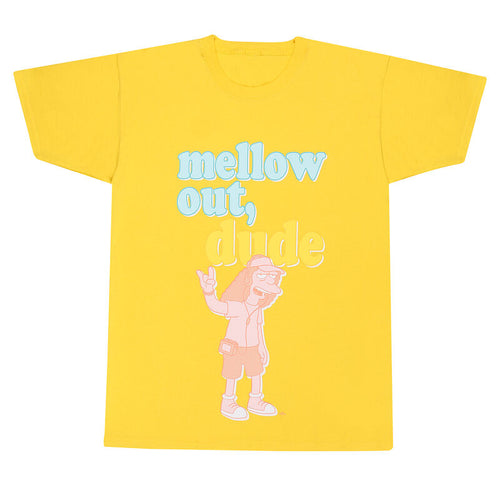 The Simpsons - Mellow Out Dude - T -shirt żółty