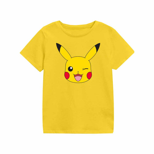 POKEMON - PIKACHU FACE   KIDS T-SHIRT
