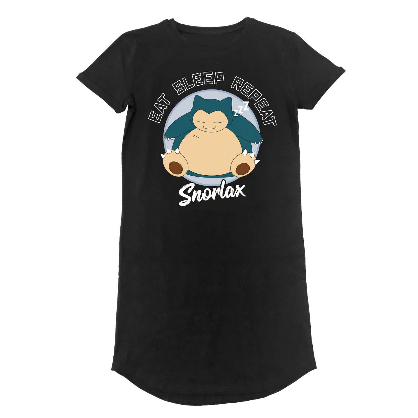 POKEMON - SLEEPING SNORLAX - T-SHIRT DRESS