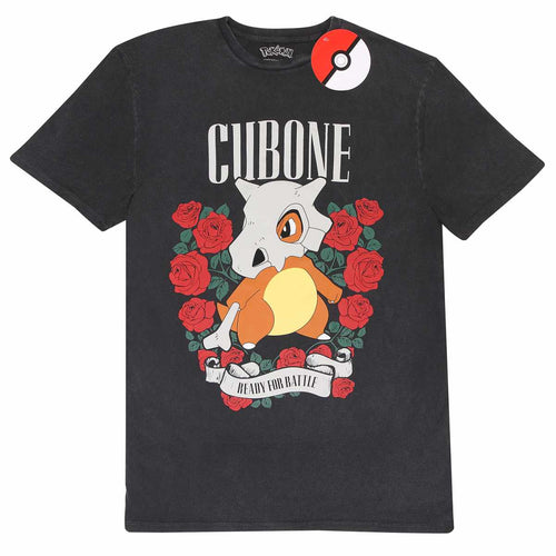 POKEMON - CUBONE ACID WASH - T-SHIRT