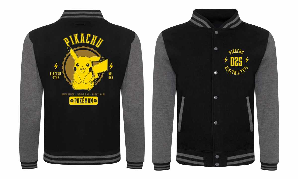 POKEMON - COLLEGIATE PIKACHU - JACKET VARSITY