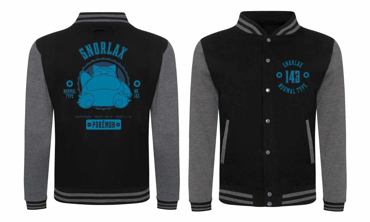 POKEMON - COLLEGIATE SNORLAX - JACKET VARSITY