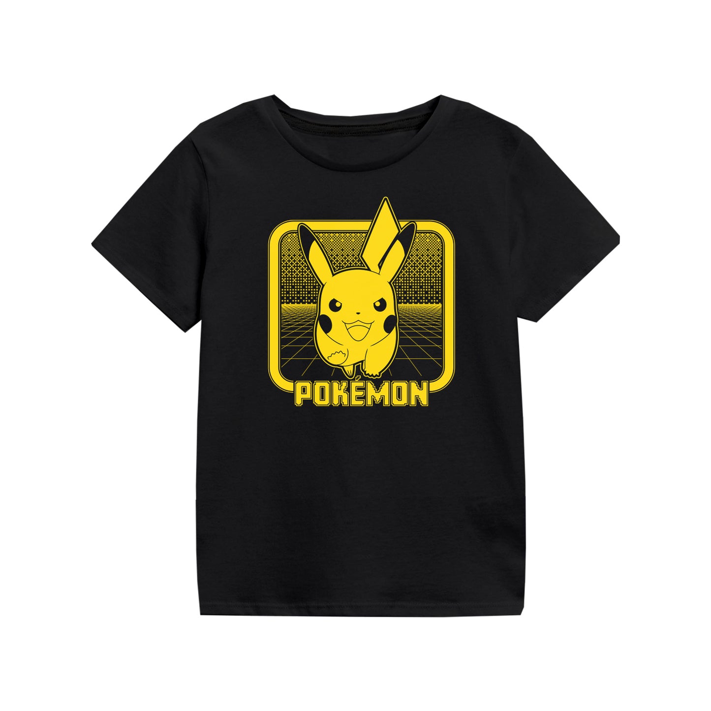 POKEMON - PIKACHU RETRO ARCADE - KIDS T-SHIRT