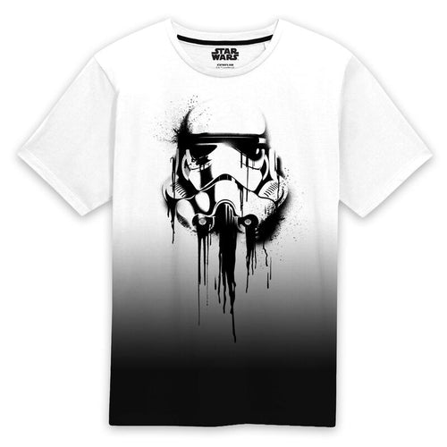 Star Wars -Stormtrooper Ink -Camiseta Ombre Dip Dye