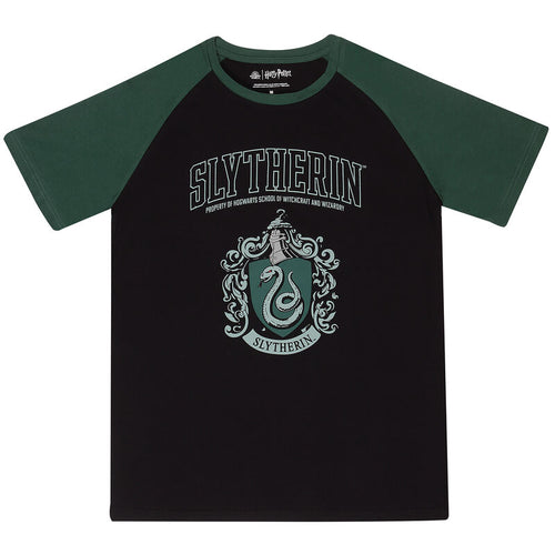 Harry Potter - House Slytherin (T-shirt Unisexe Raglan) - T-shirt Raglan