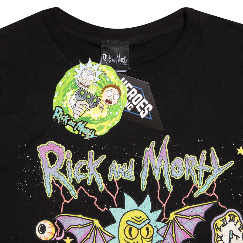 Rick & Morty - Oh It Gets Darker - T-Shirt Black