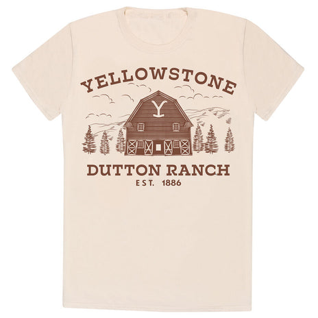 Yellowstone - Sand Ranch - T -Shirt Natural