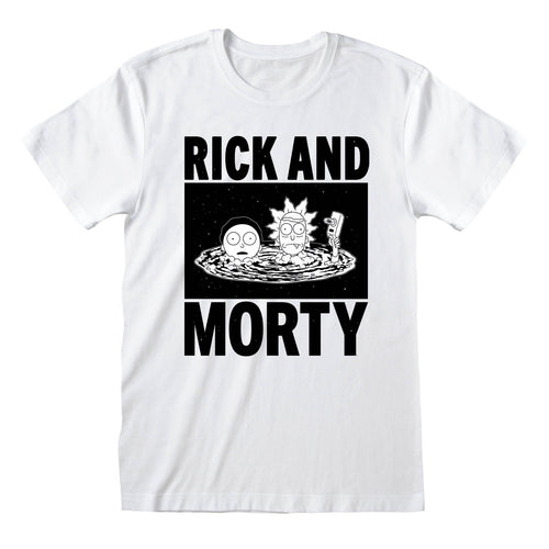 RICK AND MORTY - BLACK AND WHITE - T-SHIRT