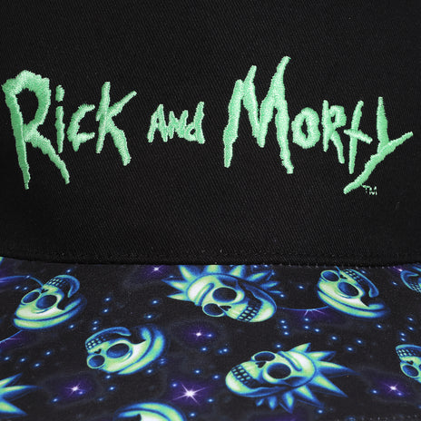 Rick und Morty - Neon -Logo -Kappe - Kappe