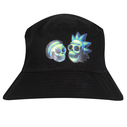 RICK AND MORTY - NEON SKULL - BUCKET HAT