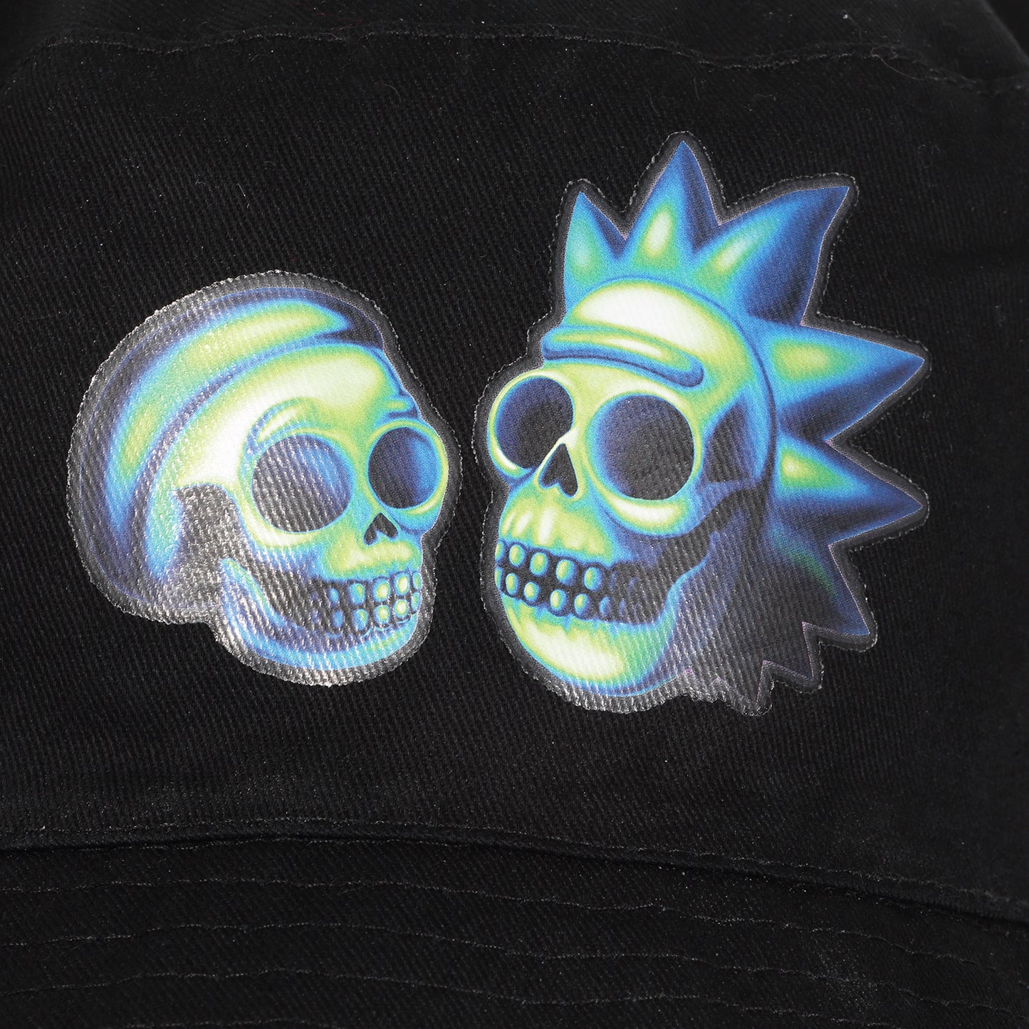 RICK AND MORTY - NEON SKULL - BUCKET HAT