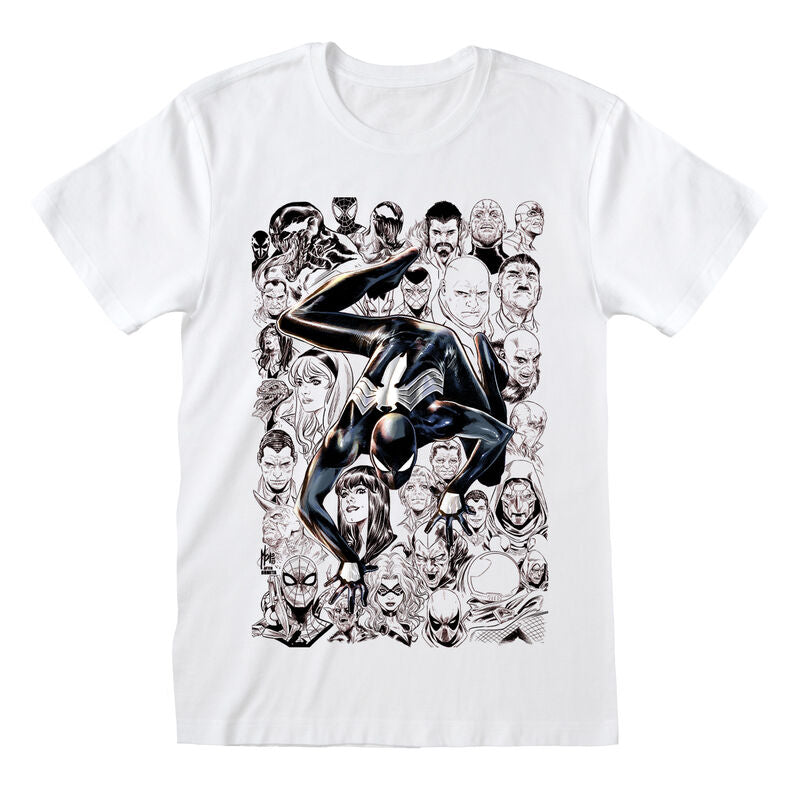 Marvel Comics - Black Suit Spider - T-Shirt White