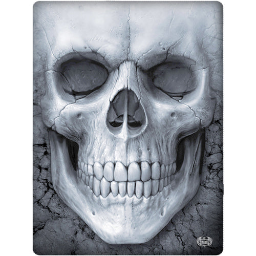 SPIRAL - SOLEMN SKULL - FLEECE BLANKET WITH DOUBLE SIDED PRINT