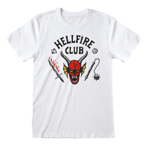 Stranger Things - Hellfire Club Logo White - Camiseta White