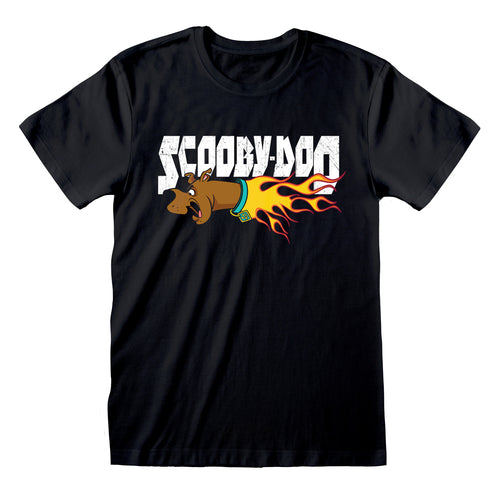SCOOBY DOO - FLAMING SCOOBY - T-SHIRT