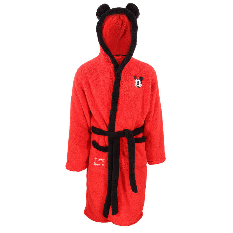 Disney - Mickey and Friends Dressing Gown - Unisex Red Dressing Gown 