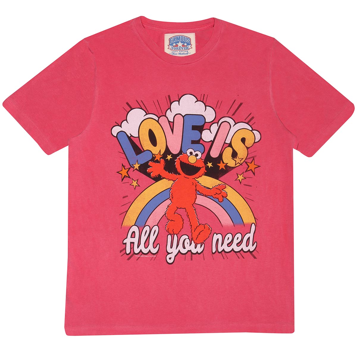 FAMOUS FOREVER - SESAME STREET - ELMO LOVE IS - T-SHIRT