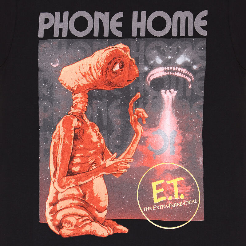 E.T. - Phone Home - T-Shirt Black