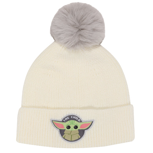 Star Wars The Mandalorian - Child Badge - Beanie Pom