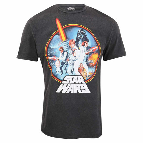 STAR WARS - UNISEX ACID WASH T-SHIRT) - T-SHIRT