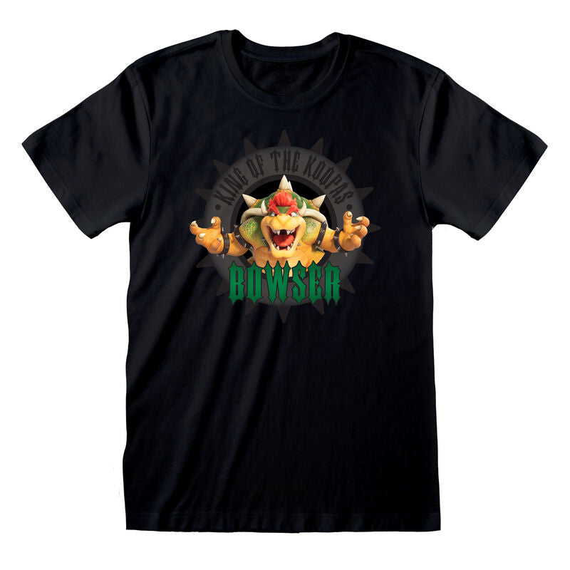 Super Mario Bros - Bowser Circle - T-Shirt Black