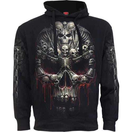 SPIRAL - DEATH BONES - SIDE POCKET HOODIE